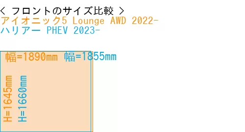 #アイオニック5 Lounge AWD 2022- + ハリアー PHEV 2023-
